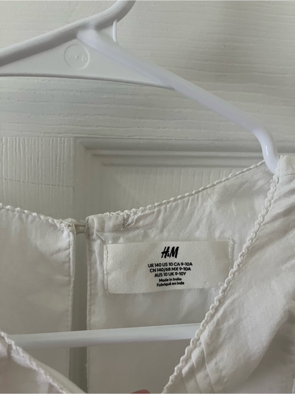 H&M White Ruffle Tiered Dress - Picture 6 of 6